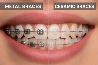 Ceramic Braces vs Metal Braces